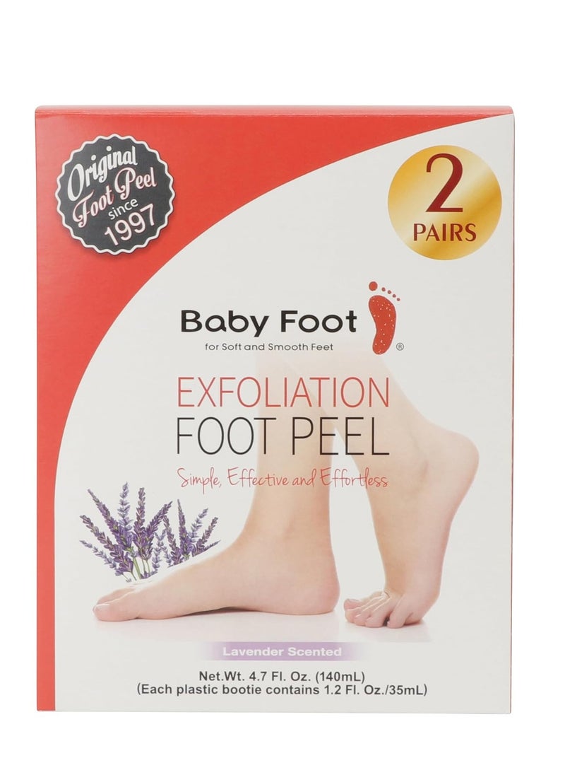 Baby Foot 2 PACK ORIGINAL FOOT PEEL - 2 TREATMENTS INCLUDED