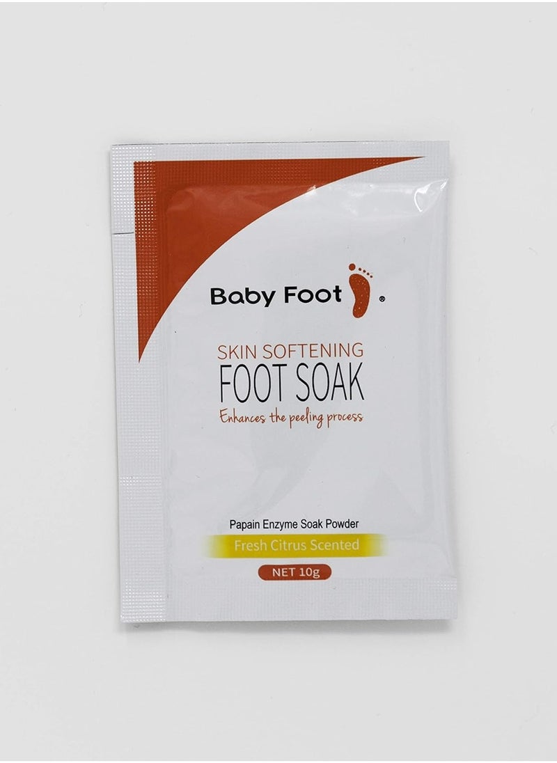 Baby Foot Spa Bundle - Original Exfoliant Foot Peel + 2 Foot Soaks and 1 Foot Scrub - Baby Feet Smoothening Foot Peel, Soak and Scrub - Citrus scent - Baby Soft Foot Exfoliation Bundle Set