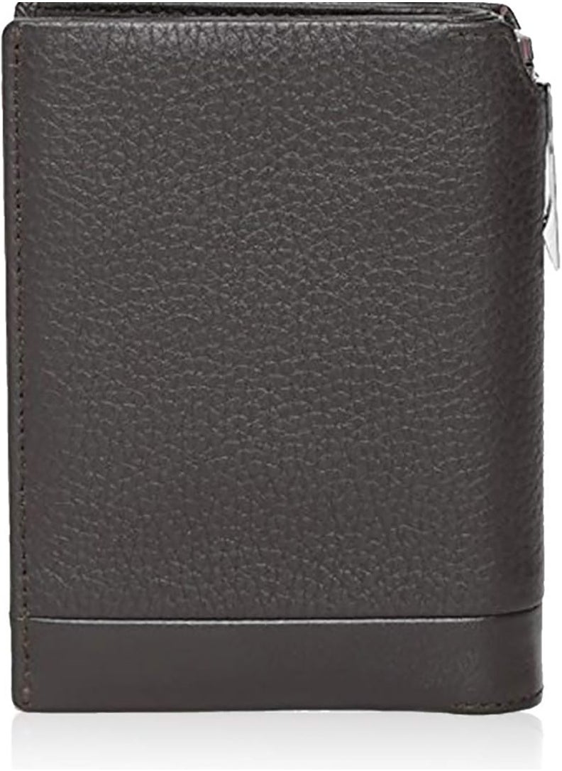 Cross Brown Passport Wallet Leather Wallets for Men Latest Gents Purse with Card Holder Compartment (AC028389N-3)