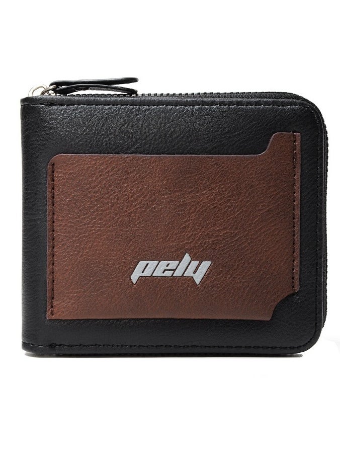 New Multi Card Three Fold Zipper Wallet