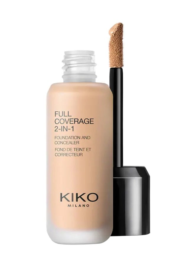 Full Coverage 2-In-1 Foundation And Concealer Warm Beige 30