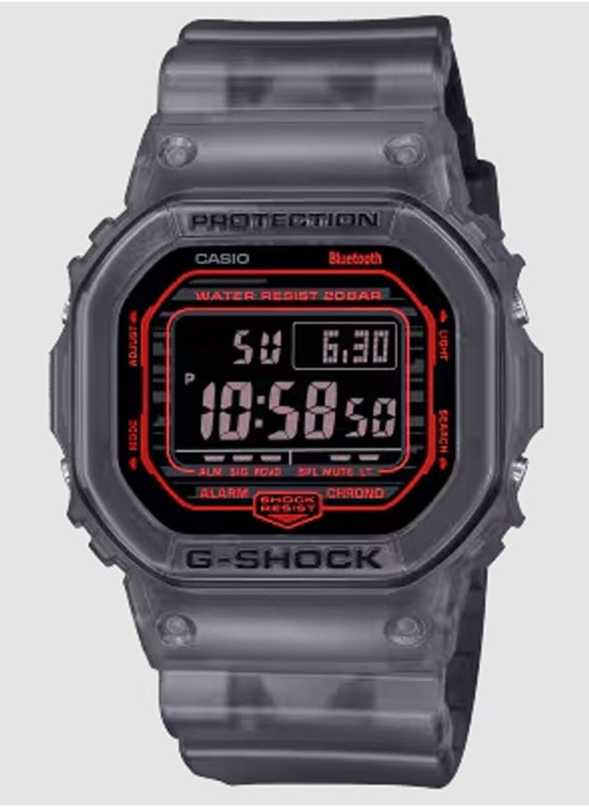 DW-B5600G-1DR Watch with Smartphone Link, 200M Water Resistant, Shock Resistant, Bluetooth Enabled