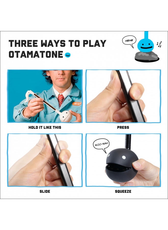 Otamatone Japanese Electronic Musical Instrument Portable Music Synthesizer from Japan by Maywa Denki Studio Best-Selling, Award Winning, Educational Fun Cool Gift for Children, Teens & Adults - Black