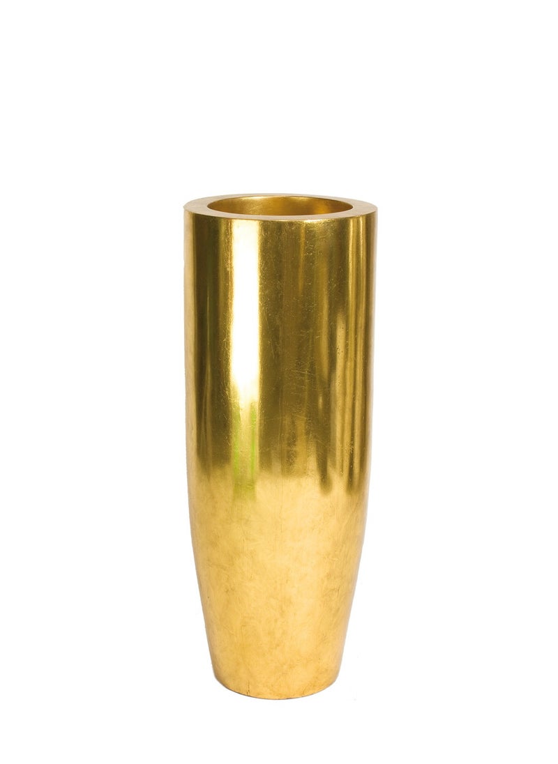 Pandora floor vase, Ø 35 cm, height 90 cm, gold leaf Pot Indoor