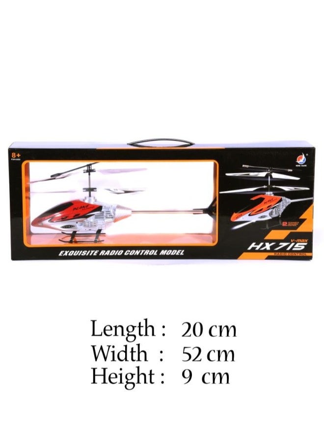 HX-715 Remote Controlled Helicopter with Unbreakable Blades | Durable RC Helicopter Toy for Kids