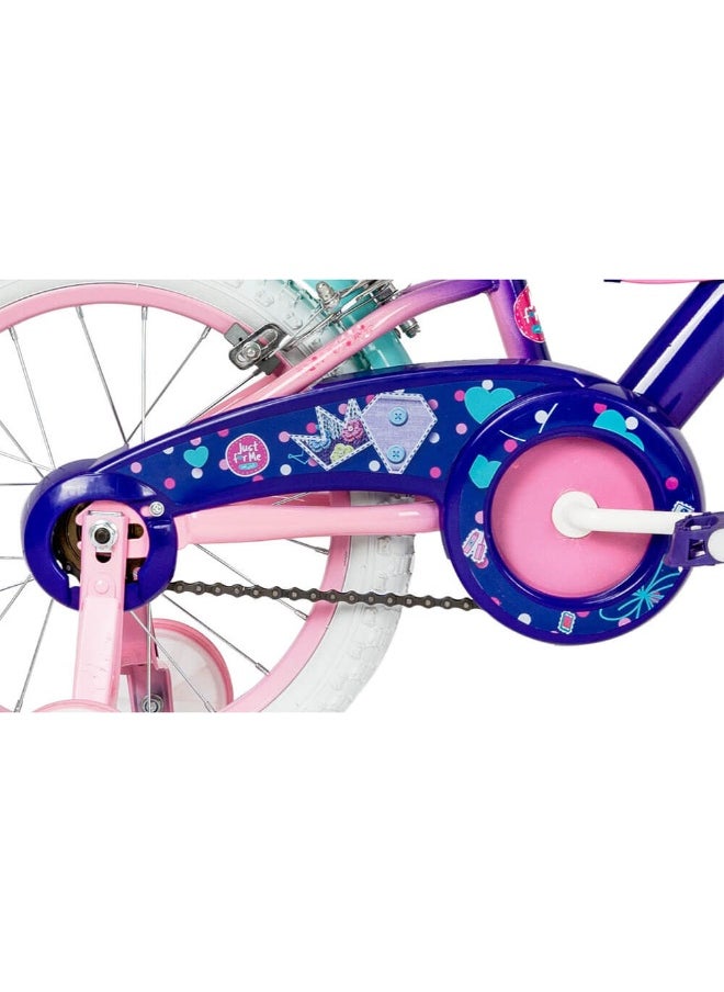 Just For Me Polka Dot Bike for Girls (12 in, Blue)