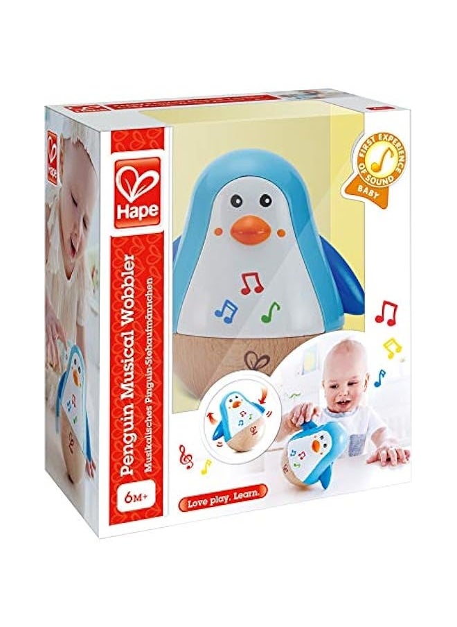 Penguin Musical Wobbler | Colorful Wobbling Melody Penguin, Roly Poly Toy For Kids 6 Months+