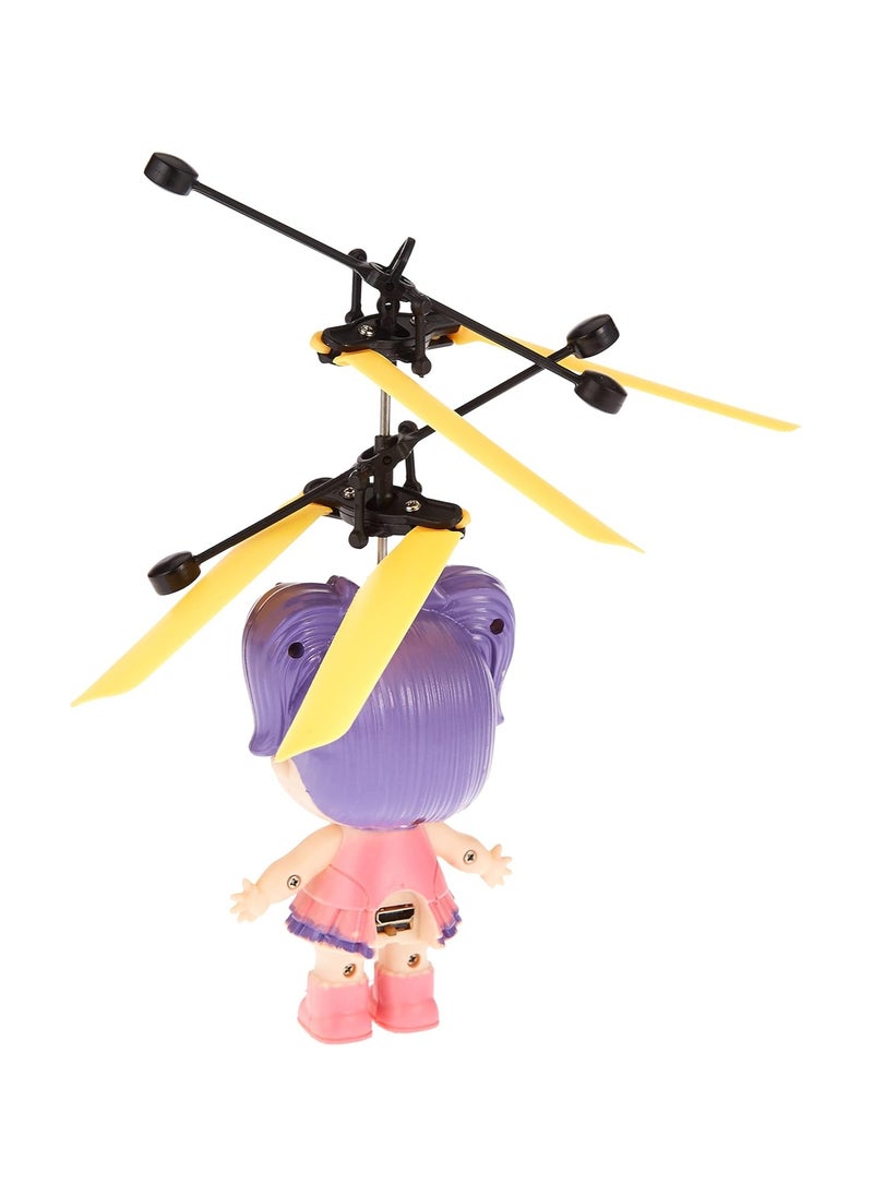 Sensor-Controlled Flying Fairy Girl with USB Charger Magical Flying Fairy Toy with Hand Sensor and USB Charging