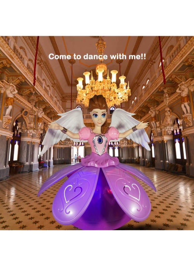 Musical Dancing Rotating Baby Princess Doll Toy – Electric Dancing Queen Toy for Girls, Toddlers – Happy Novelty Gift for Kids