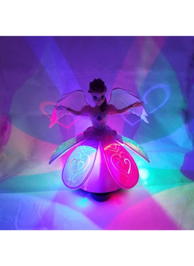 Musical Dancing Rotating Baby Princess Doll Toy – Electric Dancing Queen Toy for Girls, Toddlers – Happy Novelty Gift for Kids