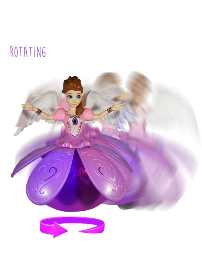 Musical Dancing Rotating Baby Princess Doll Toy – Electric Dancing Queen Toy for Girls, Toddlers – Happy Novelty Gift for Kids