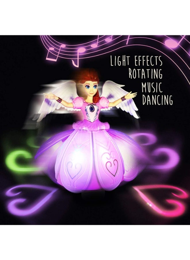 Musical Dancing Rotating Baby Princess Doll Toy – Electric Dancing Queen Toy for Girls, Toddlers – Happy Novelty Gift for Kids