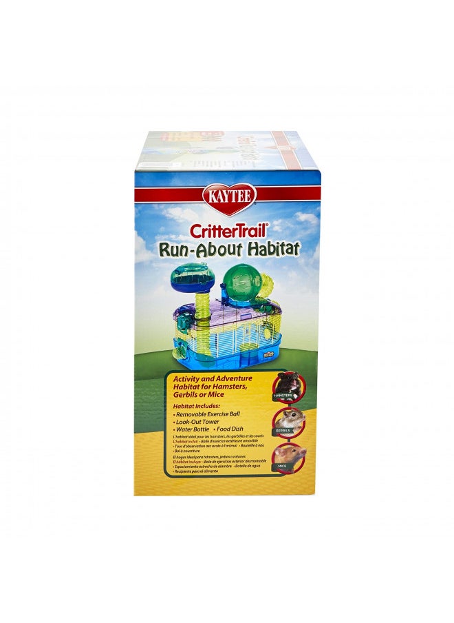 Kaytee CritterTrail Run-About Habitat for Pet Hamsters, Gerbils, Mice and Other Small Animals