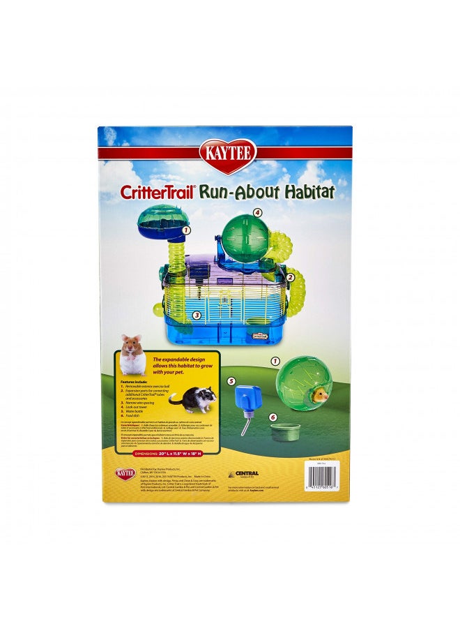 Kaytee CritterTrail Run-About Habitat for Pet Hamsters, Gerbils, Mice and Other Small Animals