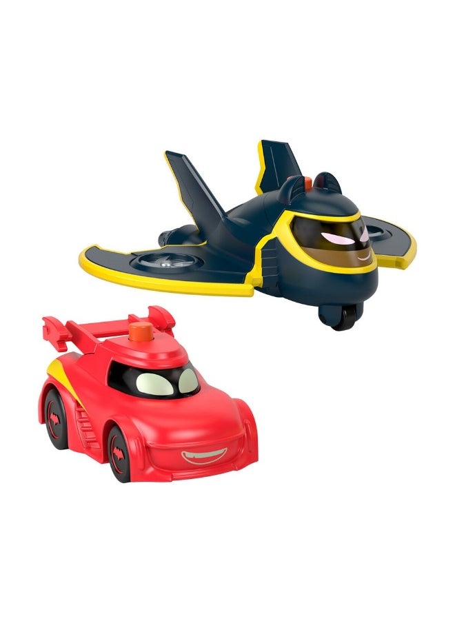 Fisher-Price DC Batwheels Light-up Bam the Batmobile & Buff Racer Toy Cars (1:55)