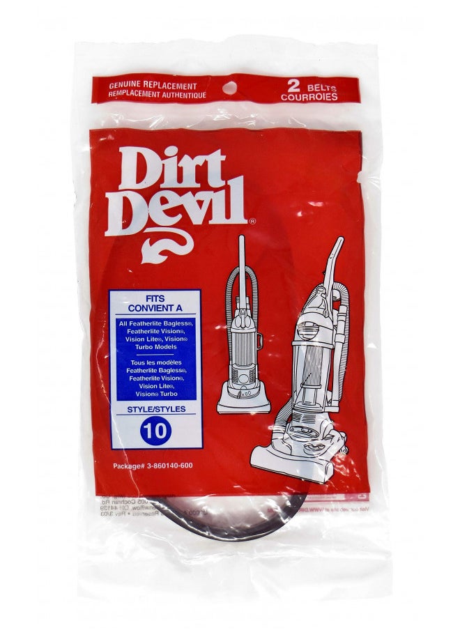 Dirt Devil Style 10 Vacuum Belt