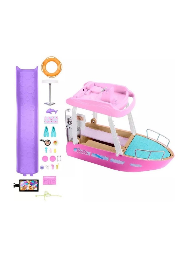 Barbie Dream Boat Playset with Pool, Slide & 20+ Accessories