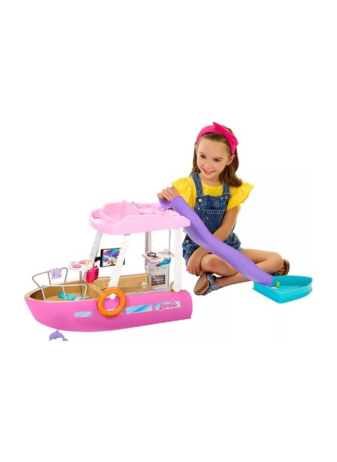 Barbie Dream Boat Playset with Pool, Slide & 20+ Accessories