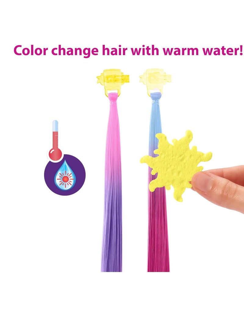 Fairy-Tale Hair Rapunzel Doll and 10+ Hairstyling Accessories, Plus Color Change