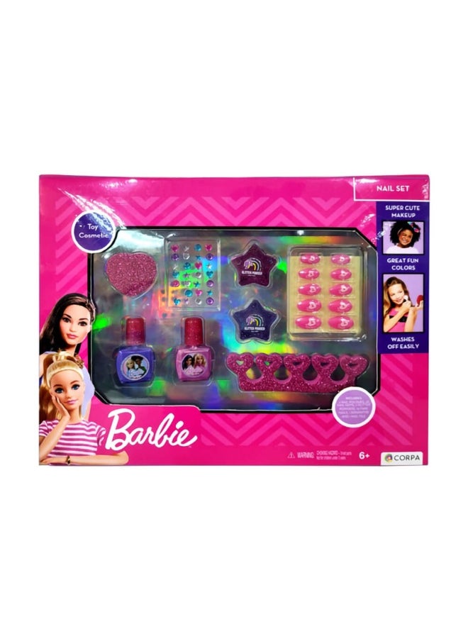 Barbie Large Nail Art Set