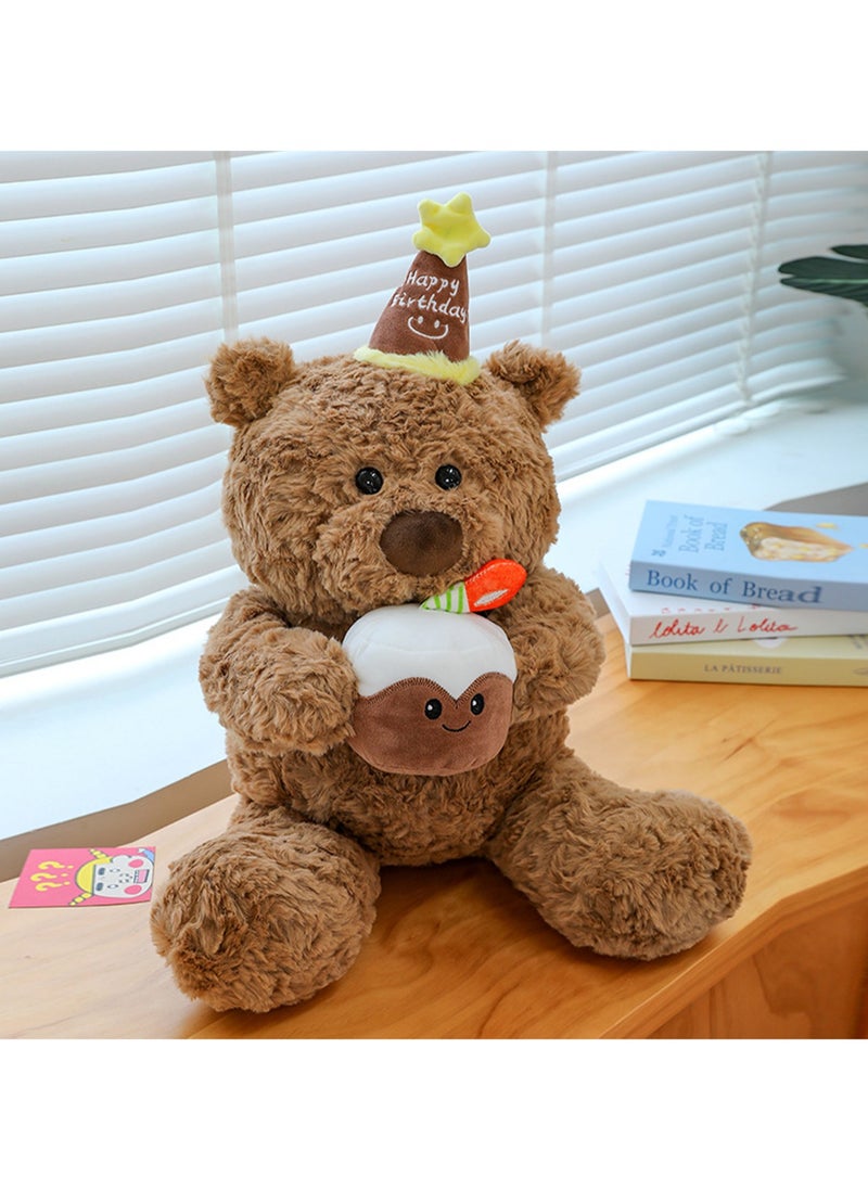 40 CM Cute Bear Plush Toy Soft Stuffed Personality and creativity Doll For Girls And Boys All Ages Gift