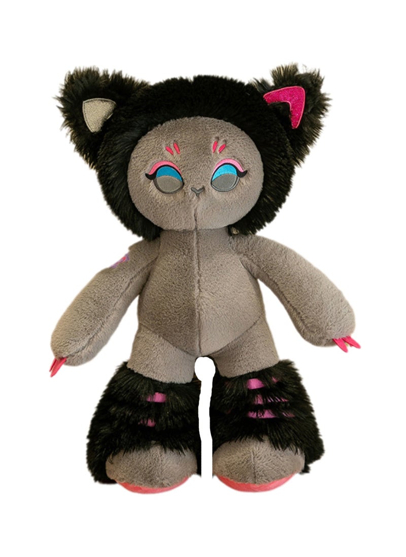 40 CM Cute Black Cat Plush Toy Soft Stuffed Fashion Doll For Girls And Boys All Ages Gift