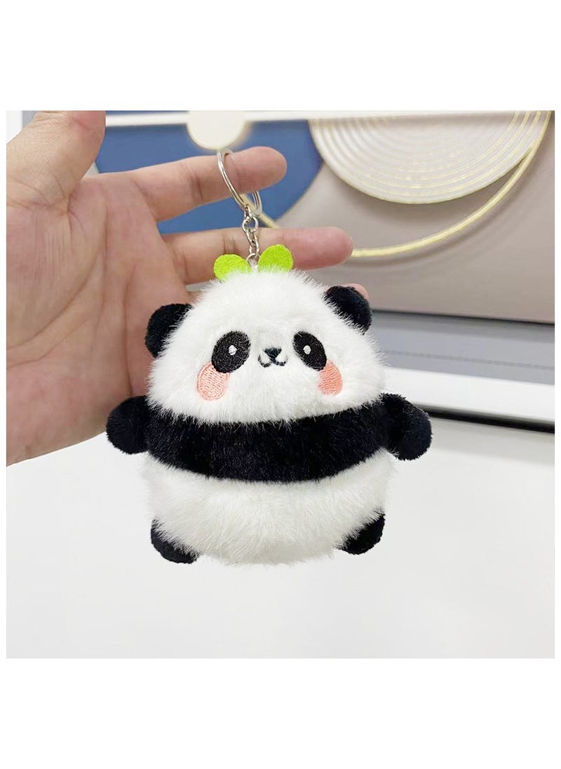 3pc Cute Panda Plush Bag Keychain Doll Toy