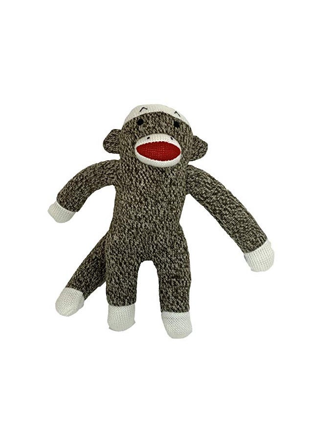 Multipet Sock Monkey Plush Dog Toy, Small, Medium and Large Breeds