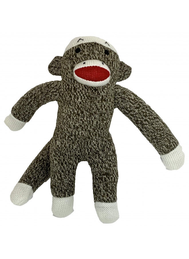 Multipet Sock Monkey Plush Dog Toy, Small, Medium and Large Breeds