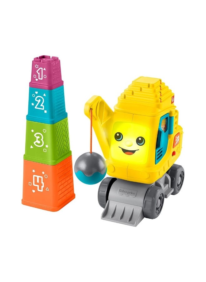 Fisher-Price Count & Stack Crane Toy With Blocks