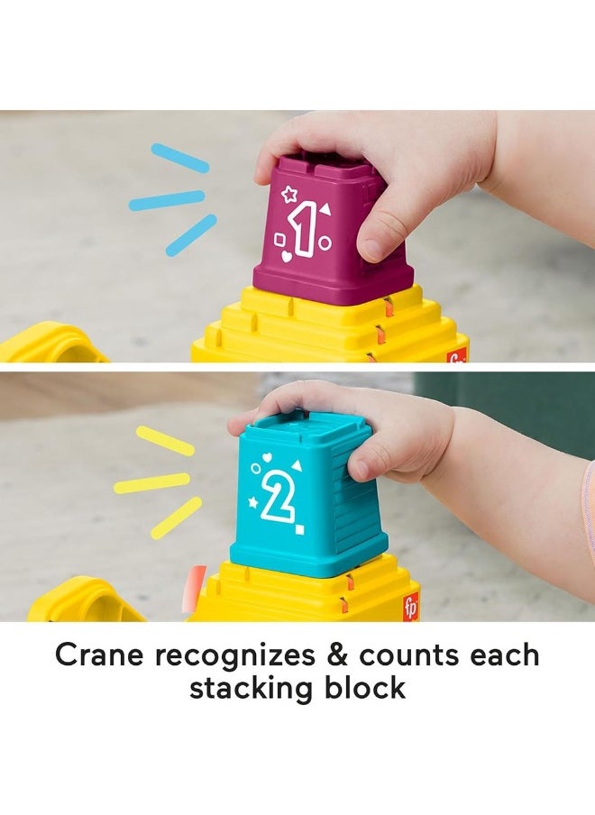 Fisher-Price Count & Stack Crane Toy With Blocks