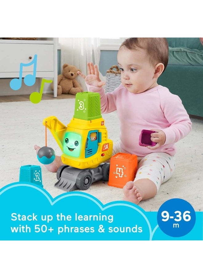 Fisher-Price Count & Stack Crane Toy With Blocks