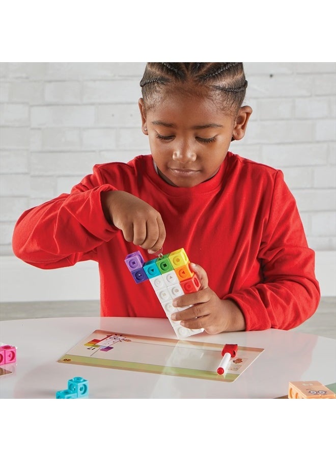 Numberblocks MathLink Cubes 11-20 Activity Set, 30 Numberblocks Activities Linked to TV Episodes, 155 NumberBlocks MathLink Cubes, Numberblocks Toys, Math Cubes, Homeschool Supplies