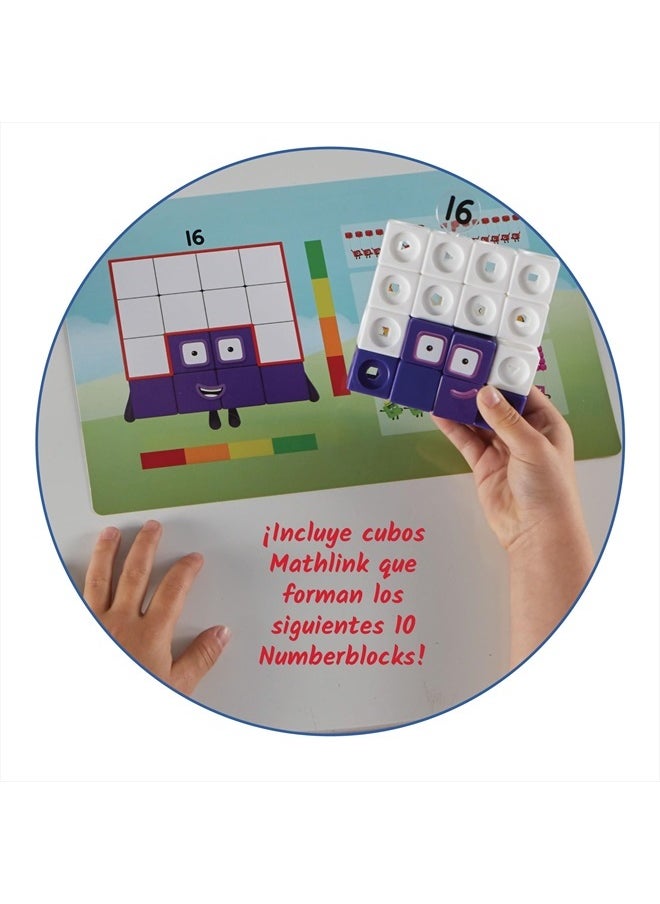 Numberblocks MathLink Cubes 11-20 Activity Set, 30 Numberblocks Activities Linked to TV Episodes, 155 NumberBlocks MathLink Cubes, Numberblocks Toys, Math Cubes, Homeschool Supplies