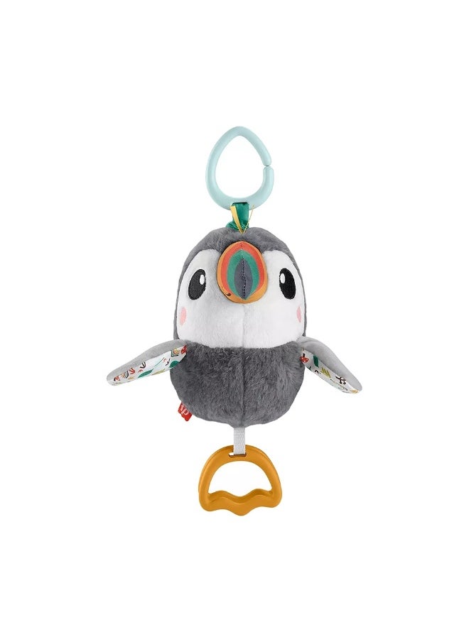 Fisher-Price Flap & Go Toucan Baby Stroller Toy