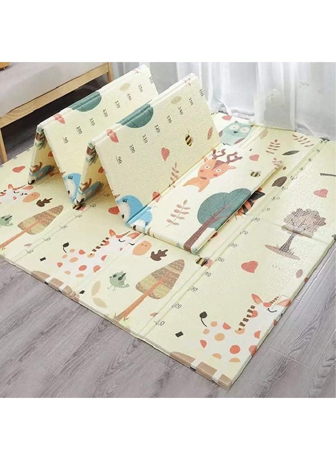 Sulfar Non Slip Baby mat Portable baby playmat foldable XPE Baby Crawling Mat Thickening Environmental Protection Rug Playmat Double Surface Baby Carpet -180 * 200cm