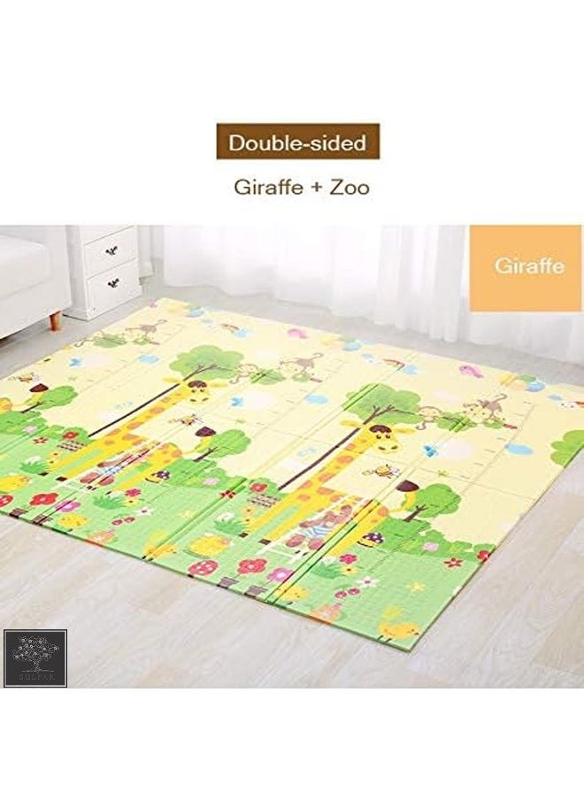 Sulfar Non Slip Baby mat Portable baby playmat foldable XPE Baby Crawling Mat Thickening Environmental Protection Rug Playmat Double Surface Baby Carpet -180 * 200cm