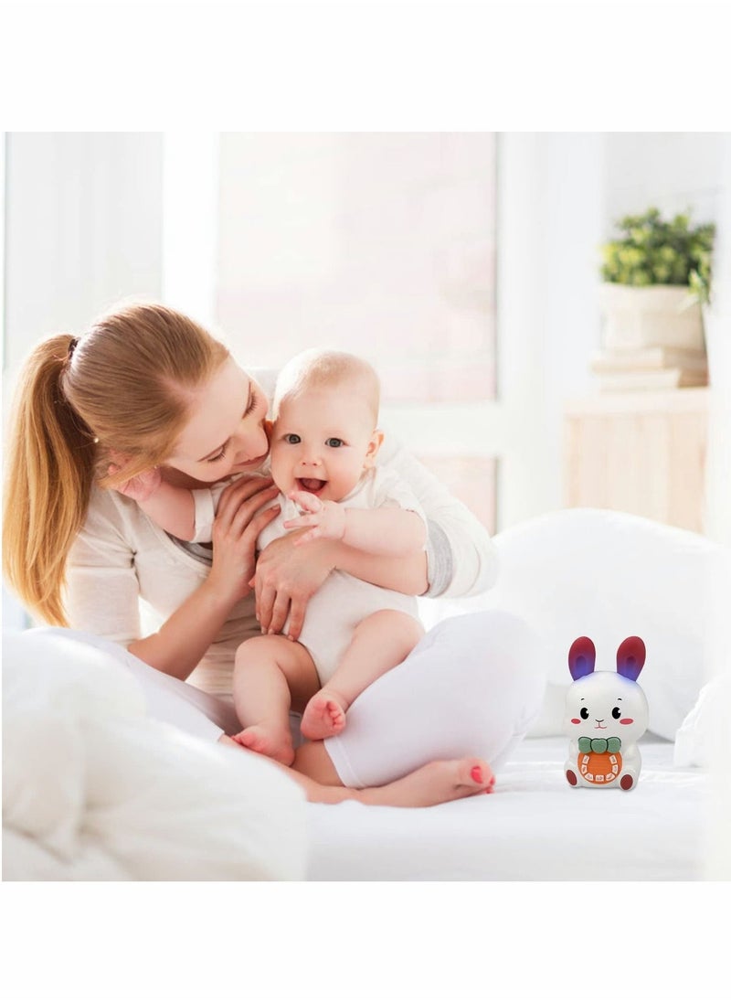 Baby Toys 3-6 Months Infant Musical Toys for Babies 3-6-12 Months, Baby Bunny Early Educational Light Up Toy, Baby Learning Toy 12-18 Months Newborn Toy Baby Boys and Girls Gifts