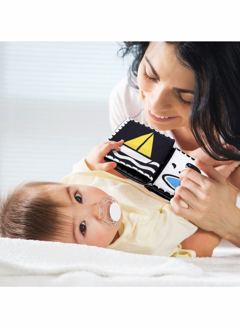 Black and White Cloth Books   High Contrast Baby Cloth Book for Early Education, Infant Tummy time Mat, Three Dimensional Can Bitten and Tear Not Rotten Paper 0 3 Y Baby Toys snake