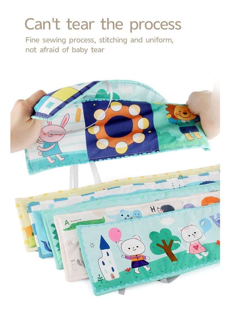 Black and White Cloth Books   High Contrast Baby Cloth Book for Early Education, Infant Tummy time Mat, Three Dimensional Can Bitten and Tear Not Rotten Paper 0 3 Y Baby Toys Underwater World