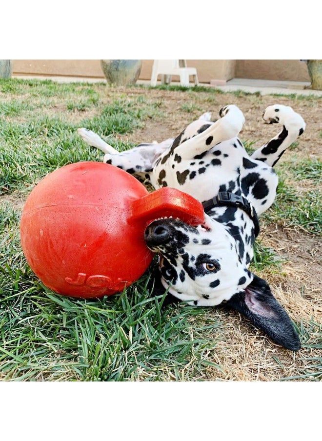 Jolly Pets Dog 6-Inch Tug-n-Toss, Red (406 RD),6 Inches/Medium