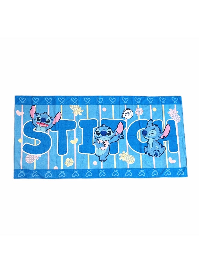 Disney Lilo Stitch Collection Extra-Large Polyester Cotton Bath Towel Stitch