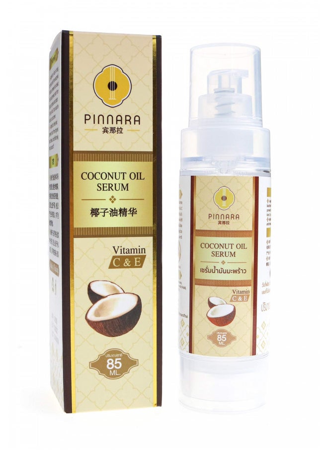 Coconut Oil Serum Vitamin C & E for Face, Hands, Body and Hair 85ml by Tuki Naturals