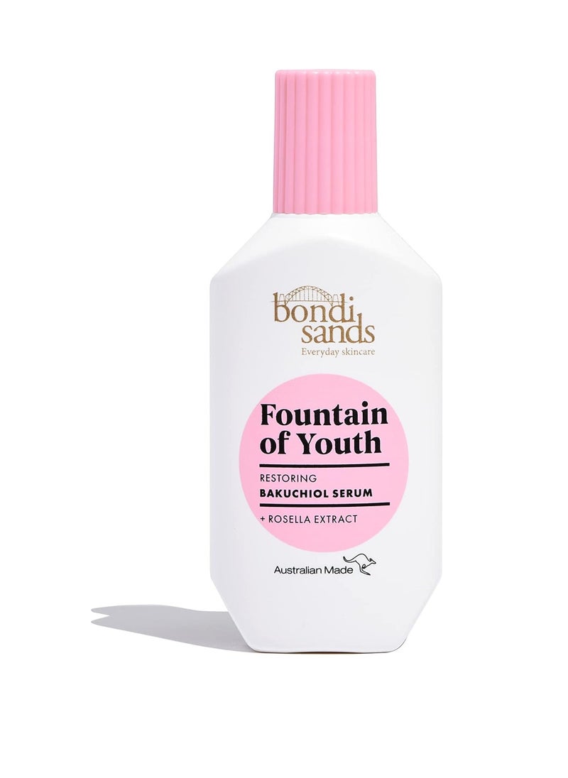 Fountain of Youth Bakuchiol Serum 30ml Vitamin A Alternative Suitable for Sensitive Skin Vegan Cruelty Free 30ml 101 Fl Oz