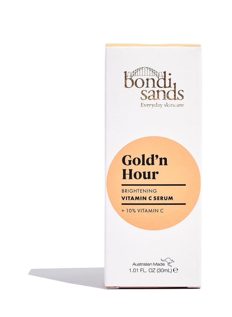 Gold n Hour Vitamin C Serum 30mL 10 percent  Vitamin C Suitable for sensitive skin Vegan Cruelty Free 30ml 101 Fl Oz