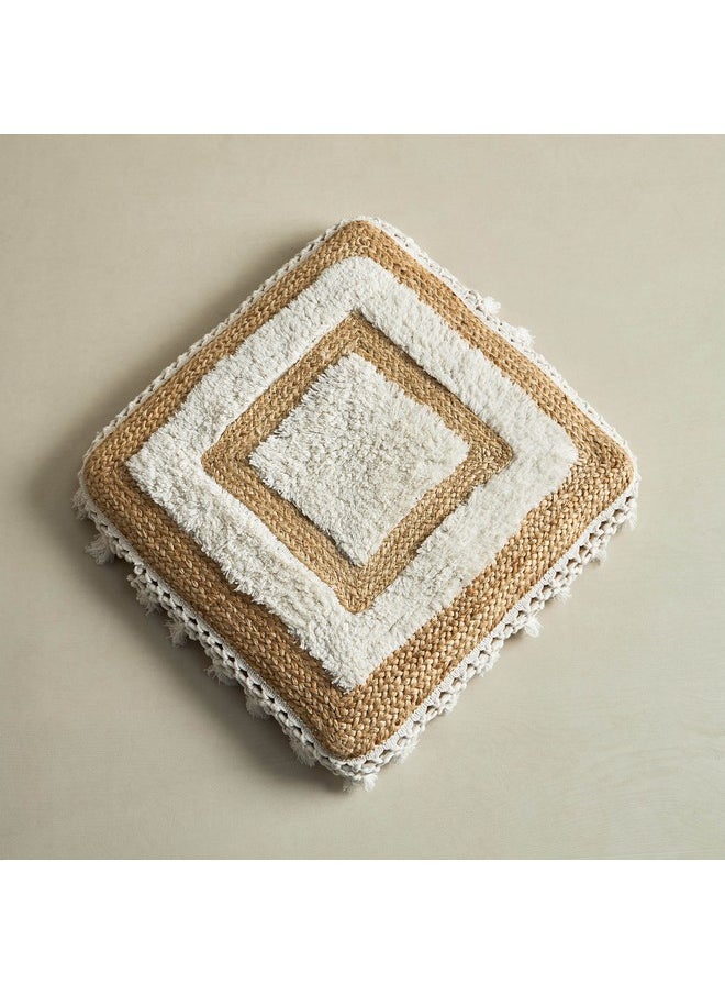 Eco Midtown Handmade Jute Floor Cushion 50 x 50 cm