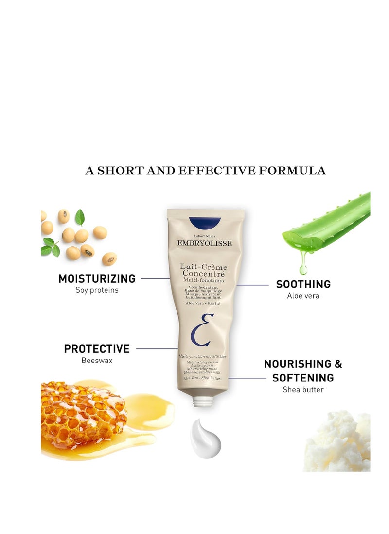 Embryolisse Lait-Crème Concentré, Face Cream & Makeup Primer - Cream for Daily Skincare - Face Moisturizer for All Skin Types (New Packaging)