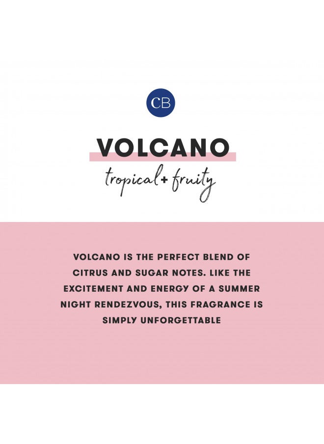Capri Blue Volcano Scented Candle - Blue Signature Jar Candle - Luxury Aromatherapy Candle-Glass Candle with Soy Wax Blend (19 oz)