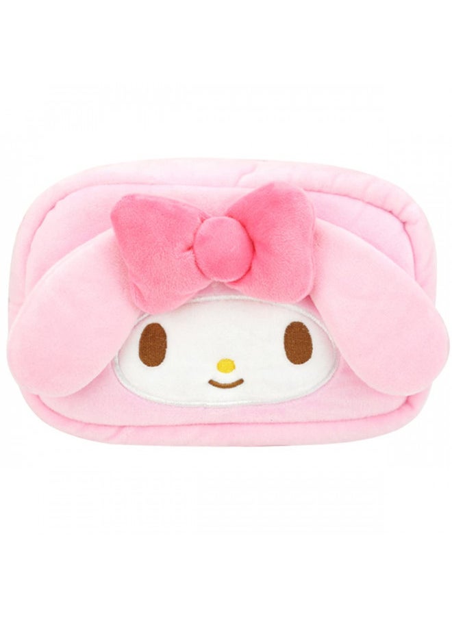 Roffatide Anime My Melody Makeup Bag Portable Small Cosmetic Bag Zipper Pen Pouch Pencil Case For Women Girls