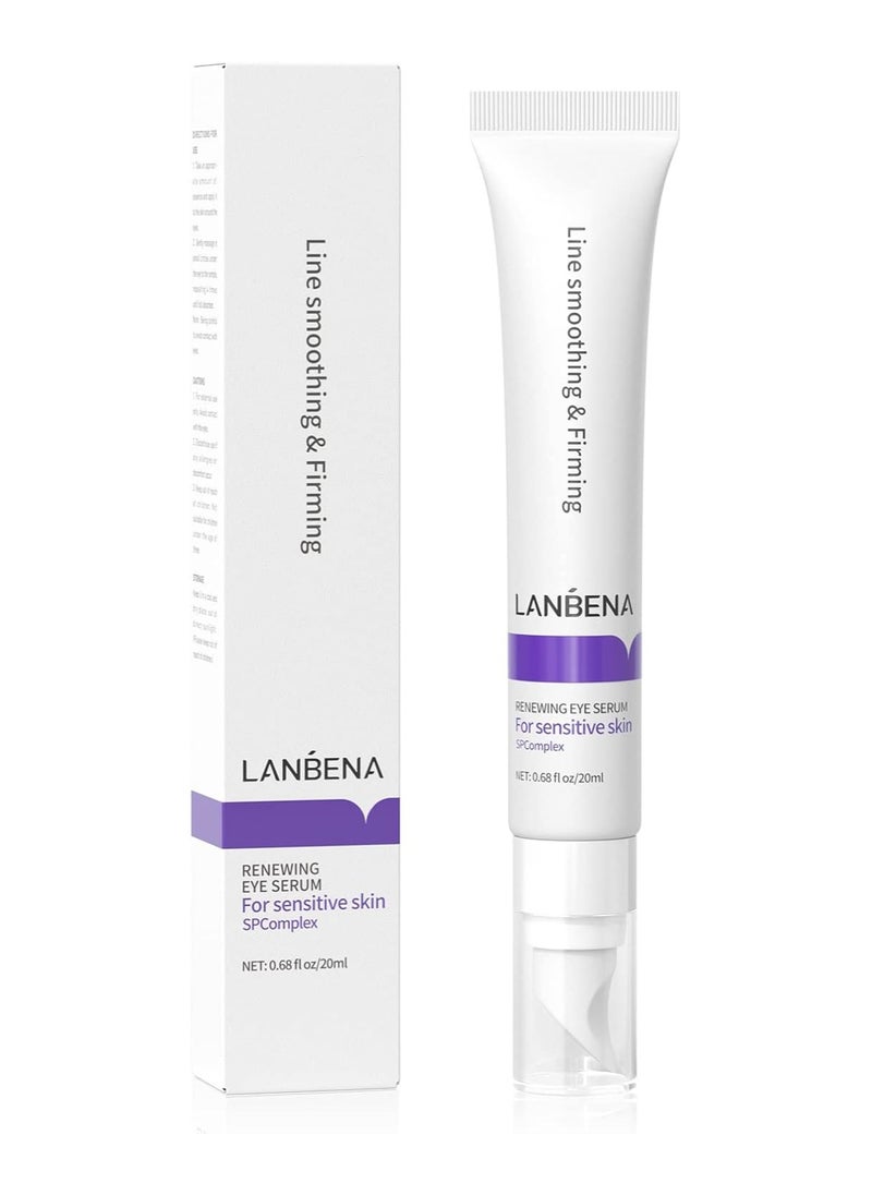 Lanbena Rose Hydra-Gel Eye Patches and Renewing Eye Serum 2 Count